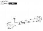 Bosch 1 600 A01 6L2 Ring-Maulschlssel combination wrench Spare Parts